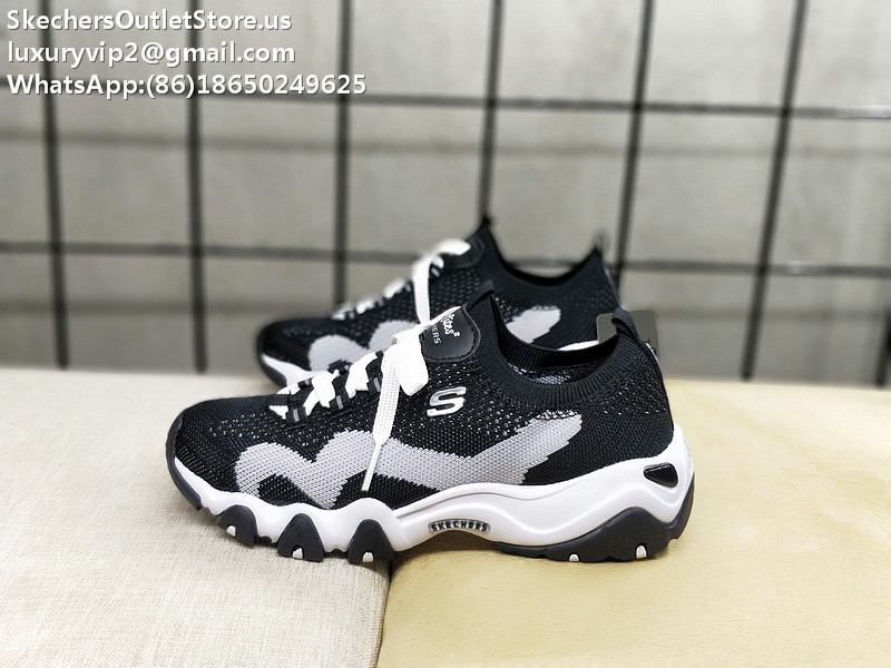 Skechers 2019SS D'Lites 2 Ultra Flex Sneakers Black 35-44